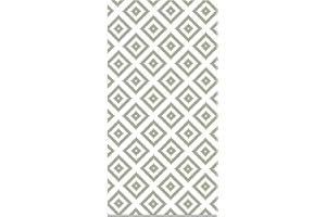 Panorama Alfombra Vinílica - Modelo Cuadros Verde 40x80 cm - Varios tamaños - Decoración Hogar, Cocina y Salón