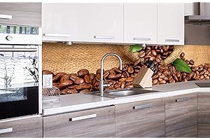 Dimex Küchenrückwand Folie selbstklebend KAFFE | Klebefolie - Dekofolie - Spritzschutz für Küche | Made in EU - 260 cm x 60 cm