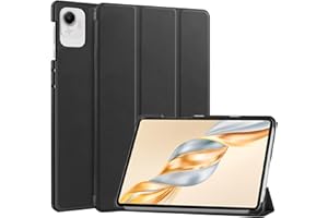 EasyAcc Custodia Cover Compatibile con Honor Pad X9A / X9 Pro / X9 / X8 Pro 11.5 pollici, Ultra Sottile con Cover Leggero Supporto in Pelle PU Case, Nero