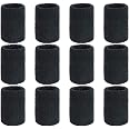 6 Bracelets Poignets Sport Absorbants - Bandeaux Éponge Pour Yoga, Basket, Tennis, Jogging - 15x8cm
