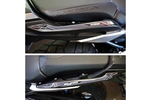 labelbike - Adesivi 3D Protezioni Moto Maniglie posteriori senza Bauletto compatibile con Honda NC750X 2021-2024