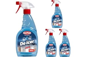 CarPlan TDI501 Blue Star Winter De Icer Trigger Spray 500ml x 4