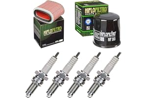 ‎PAMOTO Luftfilter Ölfilter Zündkerzen für VT 1100 C2 Shadow ACE Baujahr 1995-2000 Doppelzündung Servicekit
