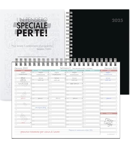 Agenda Ladytimer Pad 2025 - Flower Field, 15,6x9 Cm, 128 Pagine, Con Calendario E Appunti - Foto 4