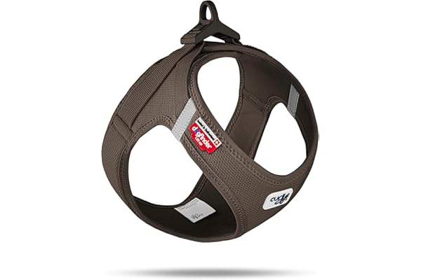Vest Harness curli Clasp Air-Mesh Brown S