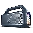 soundcore Boom 2 Outdoor Speaker, 80W, Subwoofer, BassUp 2.0, 24H Playtime, IPX7 Waterproof, Floatable, RGB Lights, USB-C, Custom EQ, Bluetooth 5.3, Portable For Outdoors, Camping, Beach, and Backyard