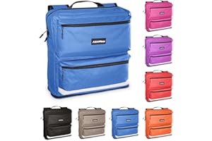 AbleWear Mobility Scooter Bag - Blue | Expandable Storage | Disability Aid