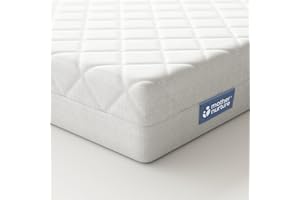 MOTHER NURTURE Colchón de Viaje para Cuna (95 cm x 65 cm) Blanco Blanco Talla:95 x 65 x 7.5