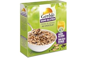 Gerblé Pétales de Céréales aux Copeaux de Chocolat, Sans gluten, Sans huile de palme, 300g, 195558