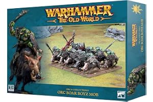 Warhammer Games Workshop The Old World - Orc and Goblin Tribes: Orc Boar Boyz Mob