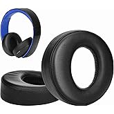 SOULWIT Earpads Cushions for Sony Gold Wireless PlayStation PS4 Headset, 2014 Version, Headphone Model CECHYA-0083, Ear Pads 