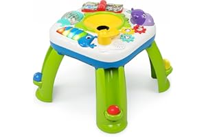 Bright Starts, Spieltisch, Having a Ball Get Rollin - spricht 4 Sprachen und beinhaltet mehr als 60 Lieder und Aktivitäten, inklusive Klavier, Buch, Ballrampe und mehr