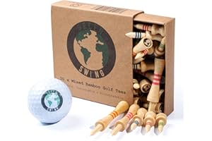 Green Swing Camisetas de Golf de Bambú Mixtas, Unisex Adulto