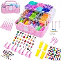 DasKid 17000+ Loom Bands Kit - 40 Vibrant Colors Loom Bands