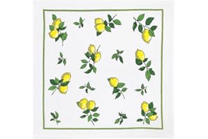 Kracht Küchen Textilien Zitronen Frottier Küchentuch Bedruckt 50x50 cm gelb-grün 3er Pack