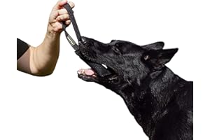 DINGO GEAR WWW.DINGOGEAR.COM 1977 Dingo Gear Nylcot Bite Tire-Chien pour Dressage IGP & Fun 1 poignée Noir 15 x 5 cm