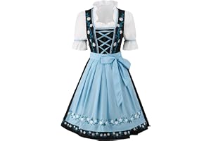 Spooktacular Creations Dirndl-klänningar kvinnor oktoberfestkostym, bayerska tyska kläder för halloween-fester öl karneval
