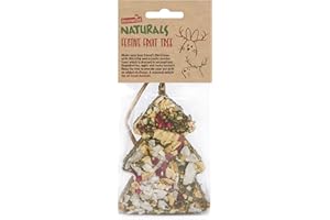 Rosewood Naturals Festive Fruit Tree, Rabbit Treats & Small Animal Treats