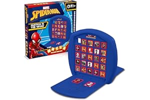 WINNING MOVES Top Trumps Match Spider Man - Juego De Mesa, Juegos Infantiles, Conecta 5 Dados Iguales En Tu Propio Tablero, Juego De Memoria 4 Años, Para 2 Jugadores