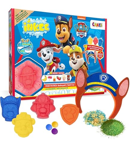Toyland Paw Patrol Sea Patroller Bademalstift-Set – Mit 4 Schwämmen, 6 Stiften & Aufbewahrungstasche, Ab 3 Jahren, Wasserlöslich