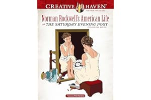 Creative Haven Norman Rockwell's American Life from the Saturday Evening Post Coloring Book