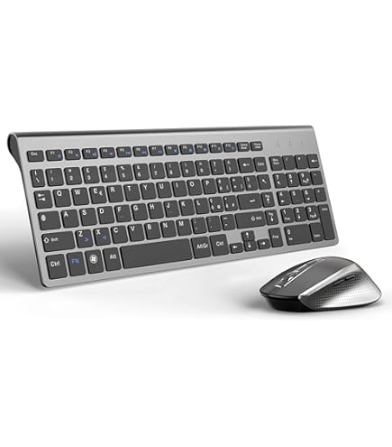 Tastiera E Mouse Wireless Italiani - Full Size Con Tastierino Numerico - Compatibile PC Windows - Foto 8