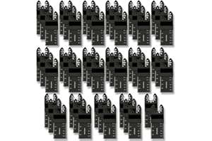 NEW_SOUL 50PCS Universal Oscillating Quick Release Saw Blades Set Multitool Tool Blade for Bosch Craftsman Dremel FEIN Ridgid TCH Makita Milwaukee