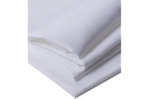 IPEA Tessuto Fodera Bianco - 200 cm x 150 cm - Made in Italy - Tessuto al Metro per Cucito, Abbigliamento, Fodere, Giacche, Pantaloni, Gonne, Arredamento, Cuscini - Stoffa per Cucire e Foderare