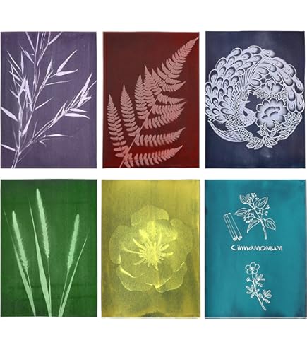 Carta Cianotipica A5 - 42 Fogli Per Stampa Al Sole, Alta Sensibilità | Progetti Artistici Fai Da Te - Foto 5