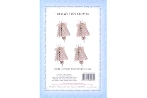 Pinflair Sequin Kit Xmas Tree Decoration - Four Tiny Chimes (White/Silver)