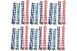 VINGVO Trampa para Dedos China, Trampas para Dedos de Bambú Seguras Y No Tóxicas para el Hogar para Niños para Pájaros para Varios Juguetes de Bricolaje