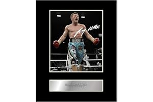 ICONIC PICS Ricky Hatton Signed Mounted Photo Display Boxing Champion Autographed Gift Picture Print