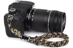 SUNYA Camera Wrist Strap for Photographers Quick Release Paracord Rope Camera Hand Strap Compatible for DSLR or Mirrorless Camera