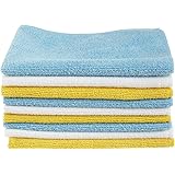 Amazon Basics Panno per la pulizia microfibra (confezione da 24 unità), Multicolore, 30.5 L x 40.5 D cm