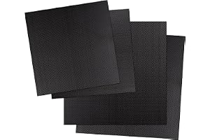 Kalolary 3K kolfiberplatta 300 x 300 x 2,5 mm, 100 % kolfiberplatta, glänsande vanlig vävyta, lätt och höghållfast – flera tj