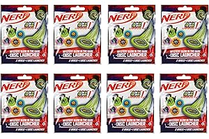 TOPTOYS2U BARGAIN BUNDLES Nerf - Blind Bag Party Favour Sets - Glow In The Dark Launchers - Pack of 8