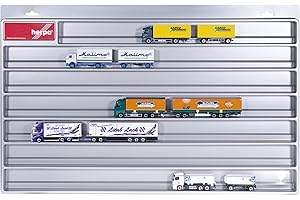 herpa - Wieszak na huśtawkę samochodową, witryna wisząca do modeli samochodów i samolotów z dbałością o szczegóły, srebrny