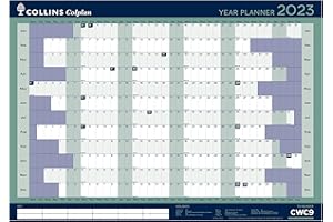 Collins Colplan CWC9-23 - Agenda annuale da parete 2023, formato A1