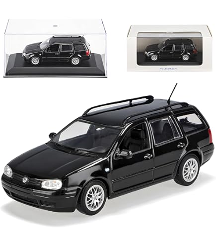 Minichamps VW Golf 4 Variant Black Model Car 1:43: Amazon.de: Toys