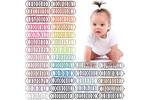 JOYOYO Lot de 360 élastiques à cheveux multicolores pour bébé fille - Mini élastiques de 2 cm - Accessoires de cheveux pour bébé fille