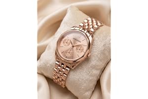 AMERICANVIBER Rose Gold Women Watches | Girl Watch | Watch for Women | Diamond Studed | Premium Design | Trendy Fashionable | Under 499