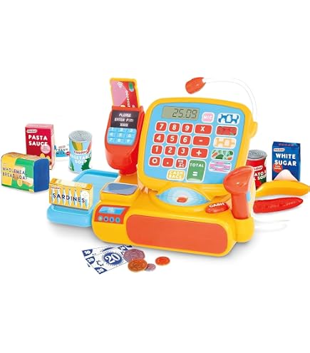 Chariot de courses pour Enfants , Set de jeu - 78 épicerie , légumes - Accessoires de
