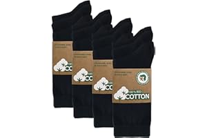 mehrstrumpf 6/12 Paar Herren & Damen 100% Bio-Anbau Socken mit Komfortbund ohne Naht (Modell: Biolivia)