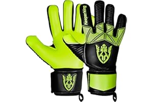 ‎KEEPERKING Keeperking Torwarthandschuhe Kinder Jugend Erwachsene Fußballhandschuhe ohne fingersave 4mm Vorhand Lange haltbar Latex Unisex