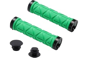 wilesev Soft Non Slip Rubber Bicycle Grips Handlebar for MTB,Mountain Bike Grips Lock On
