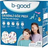 B-Good Desenli G&ouml;z Kapama Pedi 5cmx6.2cm 24 Adet Tembelliği