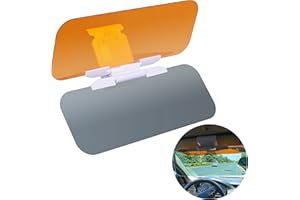 HONGXIN-SHOP Voiture Anti-Reflet Vision Voiture soleil Protection 2 en 1 HD Visière Diminution Anti-Eblouissement Jour et Nuit pour Chauffeur Conducteur
