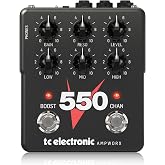 TC Electronic V550 PREAMP &Ccedil;ift Kanal Gitar Preamfi Pedalı