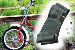 BISOMO Mila Schlauch 2 1/4 x 16 Zoll 2,25 x 16 Zoll für Simson SL1, Mopedanhänger, Mofa, AV Autoventil gerade