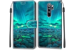 SIENIANLINE Carcasa para Xiaomi Redmi Note 8 Pro, Funda Magnética con Tapa, Xiaomi Redmi Note 8 Pro Funda con [Protección Completa] [Ranura para Tarjeta] para Xiaomi Redmi Note 8 Pro